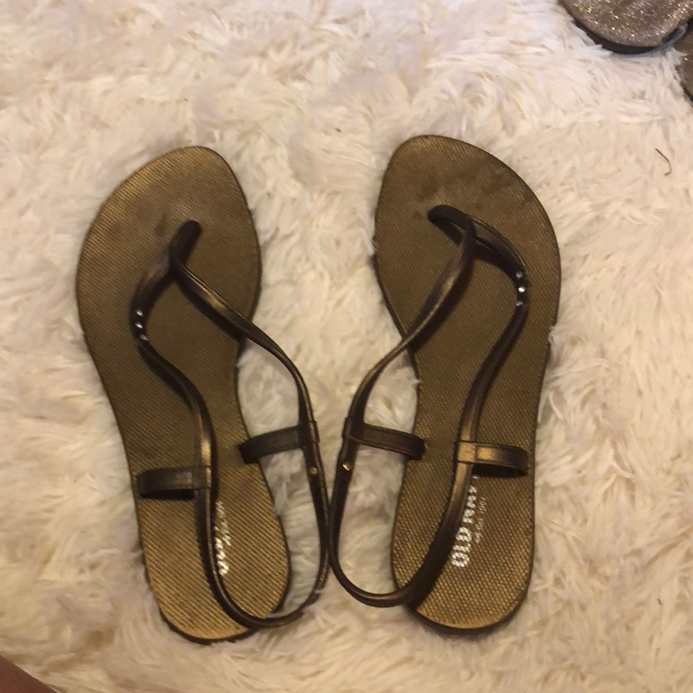 Gold old navy sandals